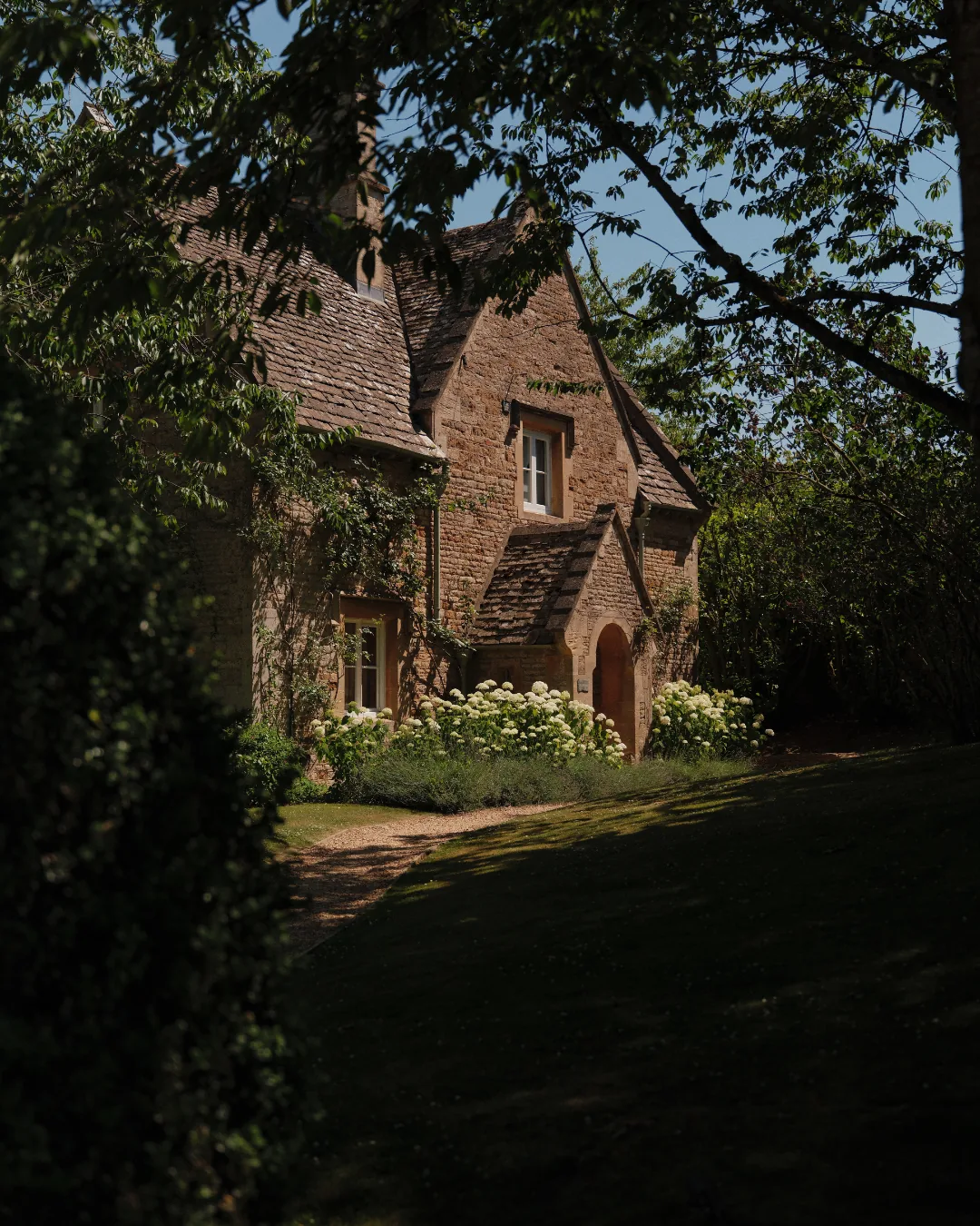 A Cotswold stone cottage on the Daylesford estate