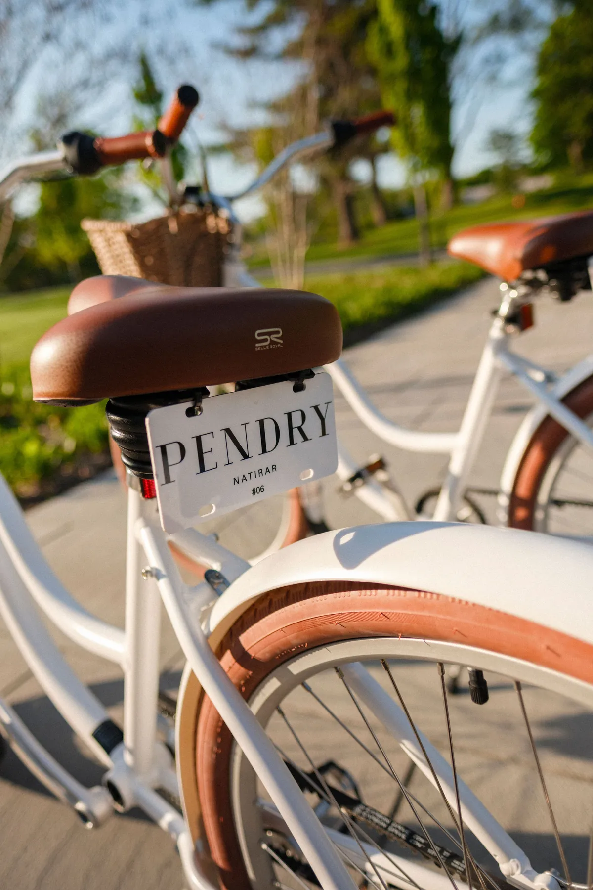 Pendry Natirar bicycles waiting outside
